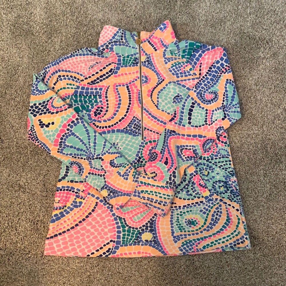 Lilly Pulitzer Medium Quarter Zip Pullover